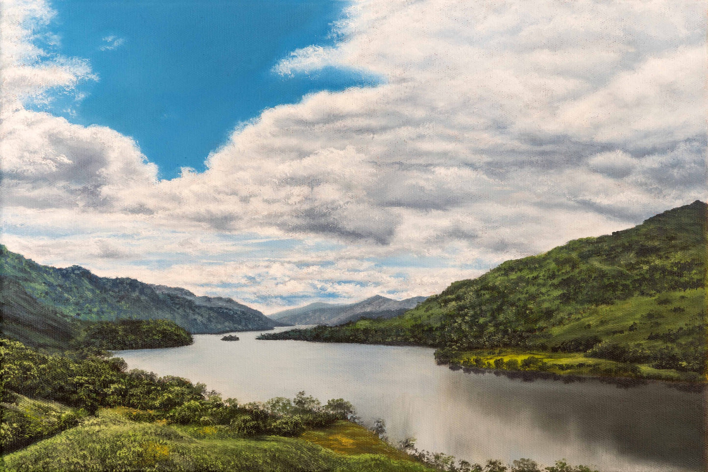 LOCH LOMOND & THE TROSSACHS NATIONAL PARK Oil Painting 