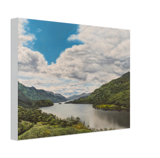 LOCH LOMOND & THE TROSSACHS NATIONAL PARK" -Canvas Art Print