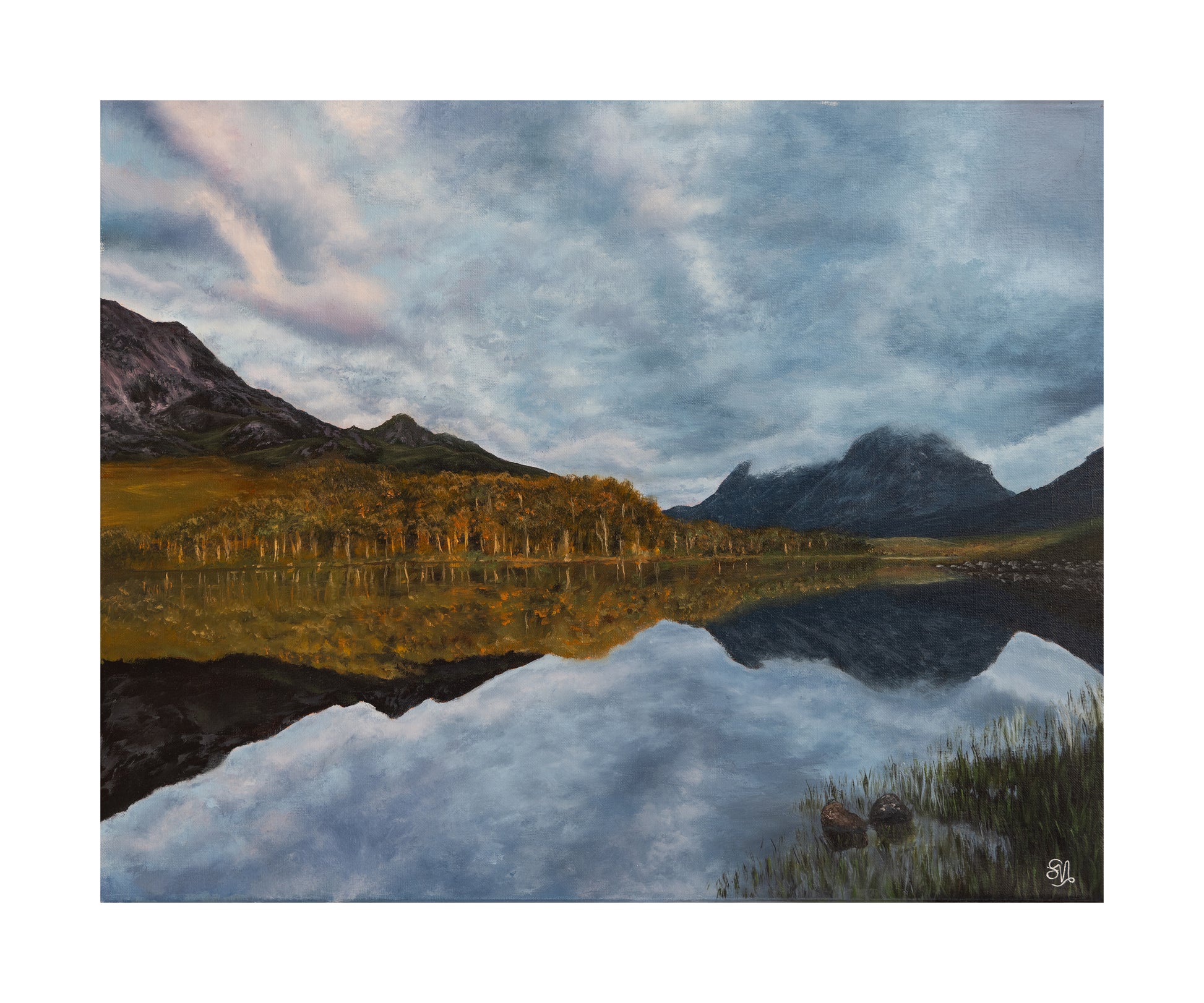 LIATHACH, GLEN TORRIDON- Scotland Painting Fine Art Print