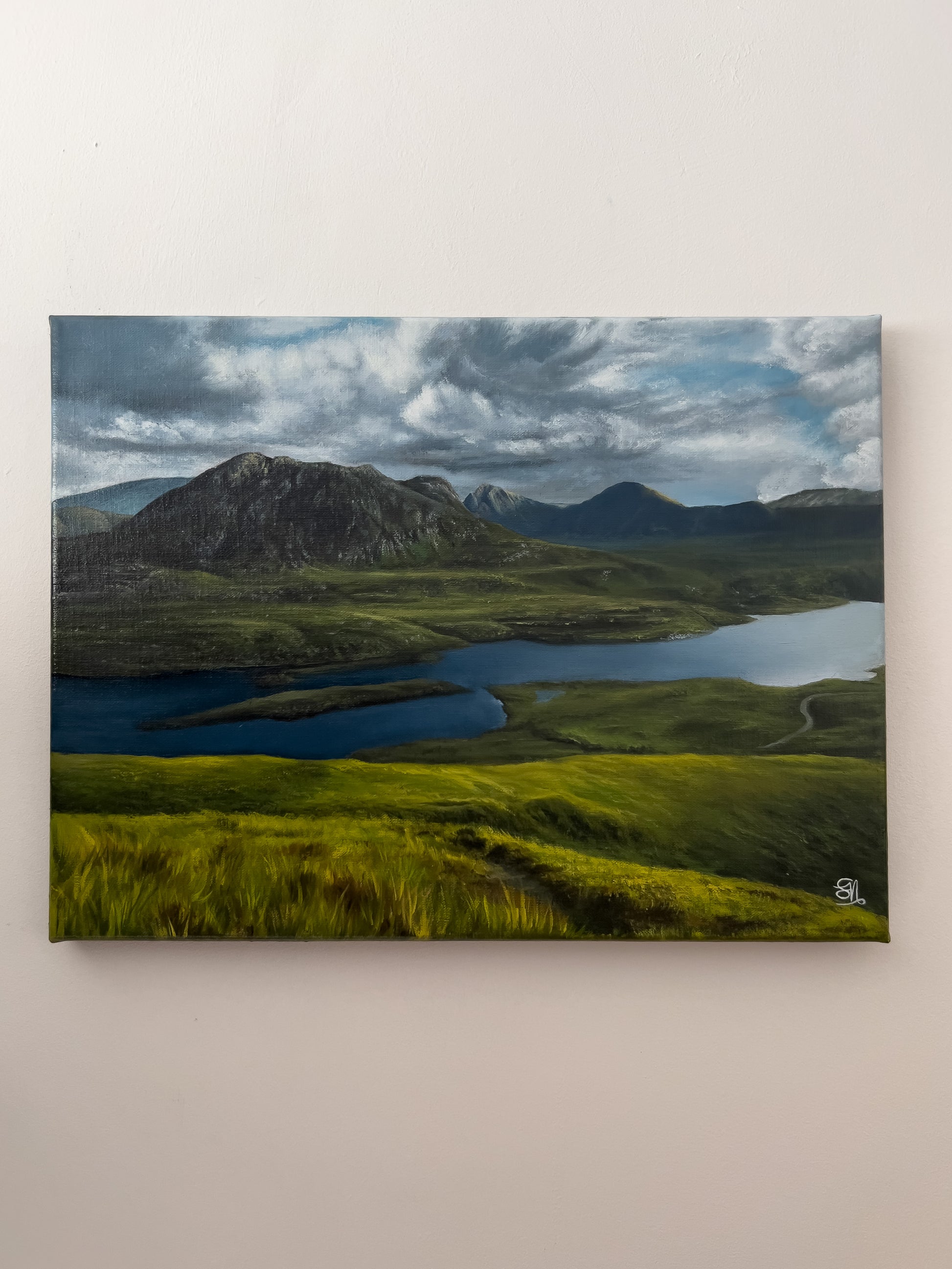 Loch Lurgainn" 12 x 16"- Coigach Oil Painting