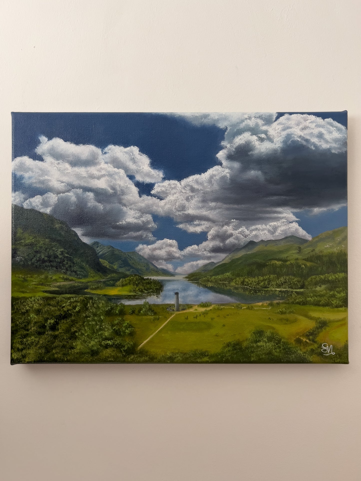 Loch Shiel " 12 x 16"- Glenfinnan Oil Painting