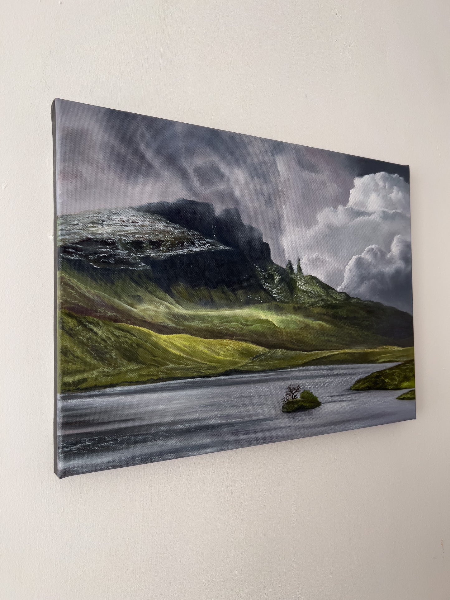 The Old Man of Storr" 12 x 16"- Isle of Skye Oil Painting