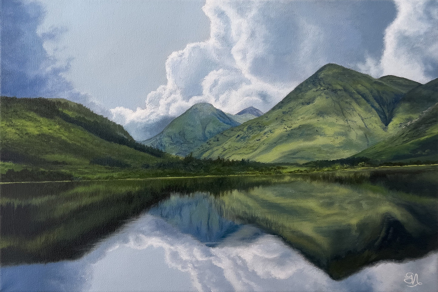 Glen Etive Oil painting