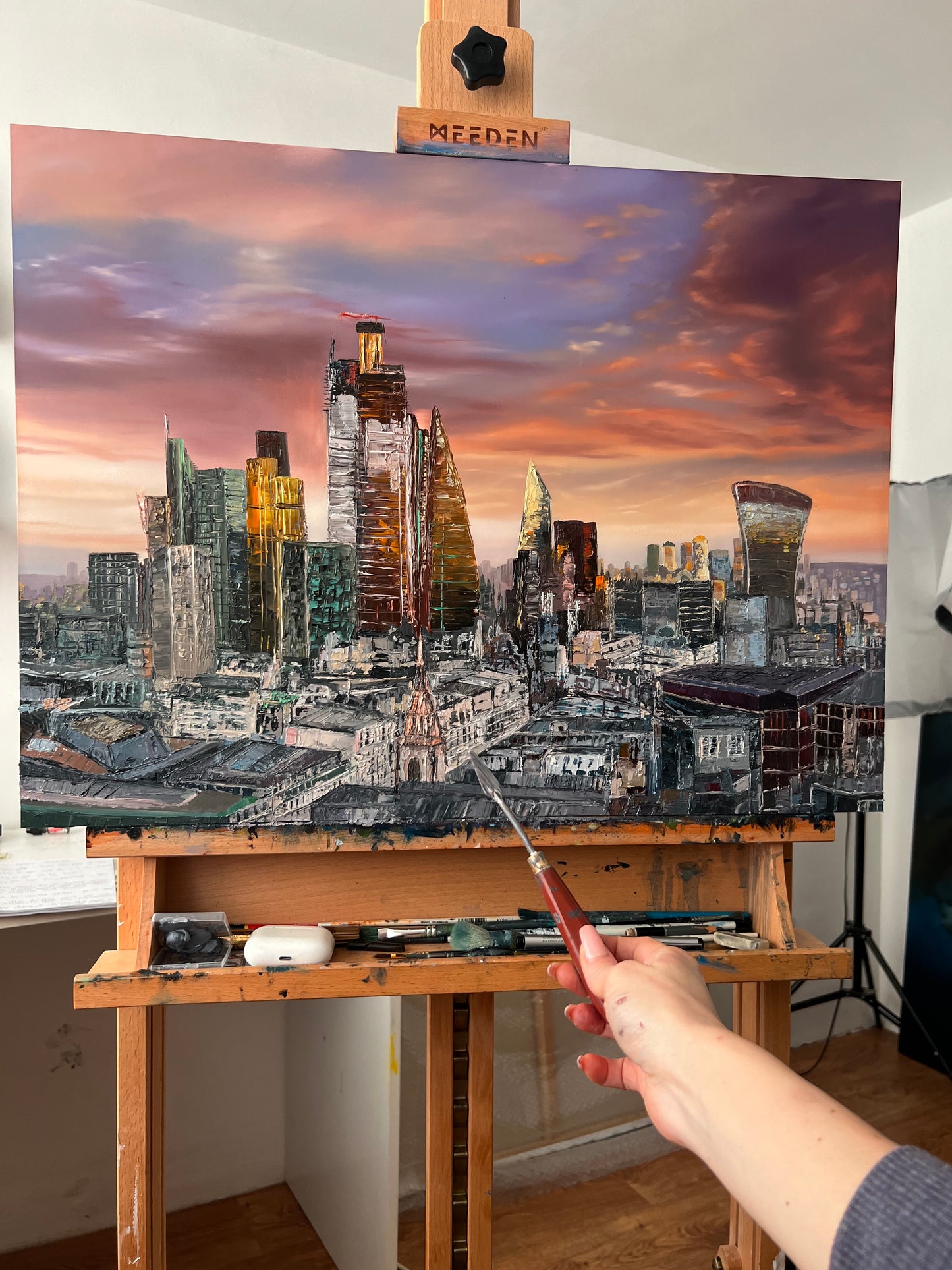 TOUCH THE SKY" 18 x 24"- London Art