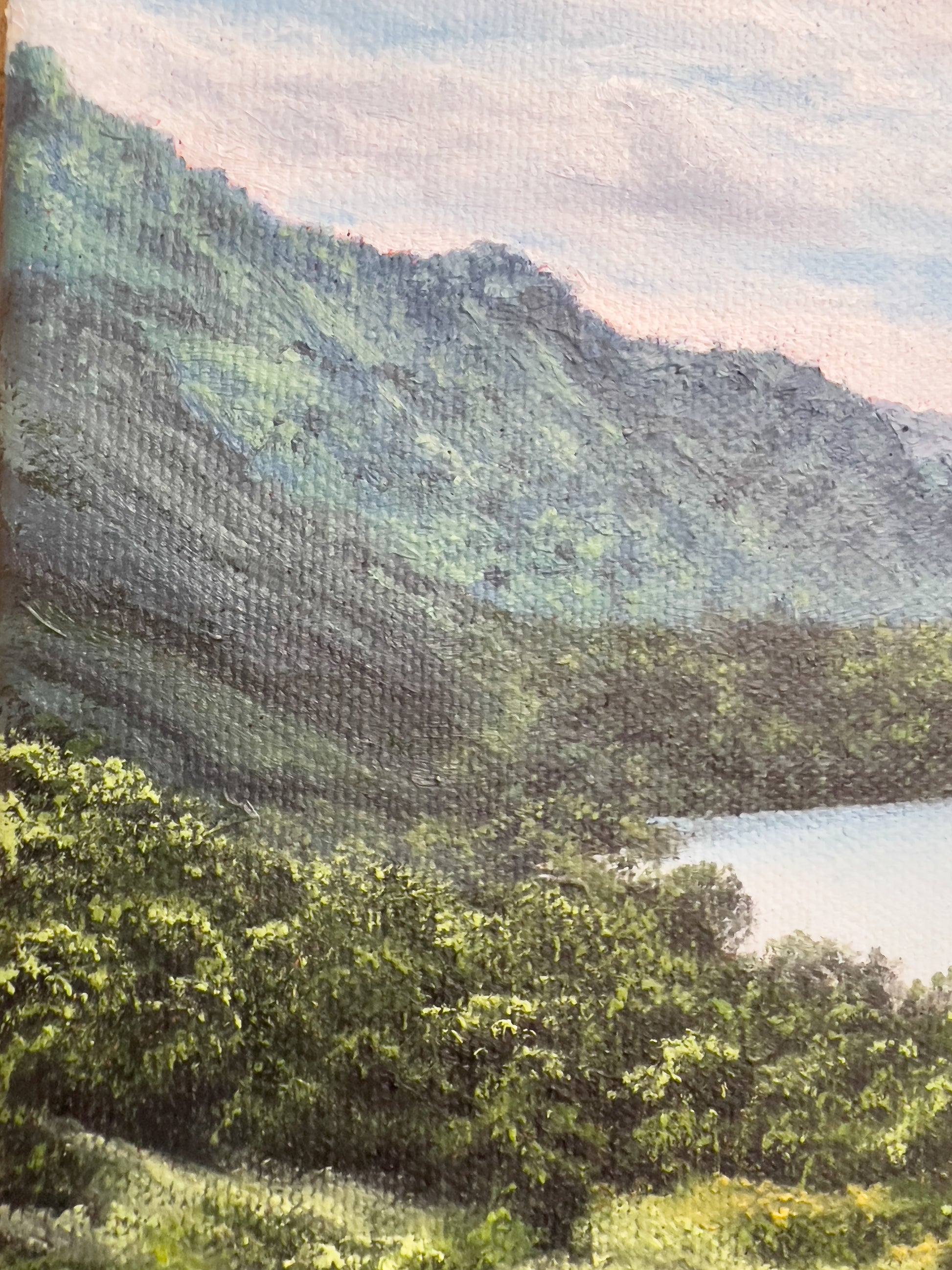 "LOCH LOMOND & THE TROSSACHS NATIONAL PARK" 12 x 16"-  Oil Painting