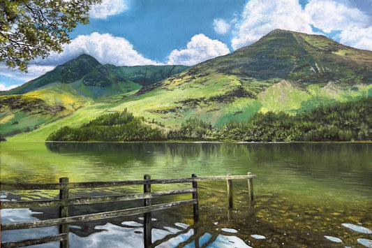 BUTTERMERE LAKE DISTRICT Oil Painting