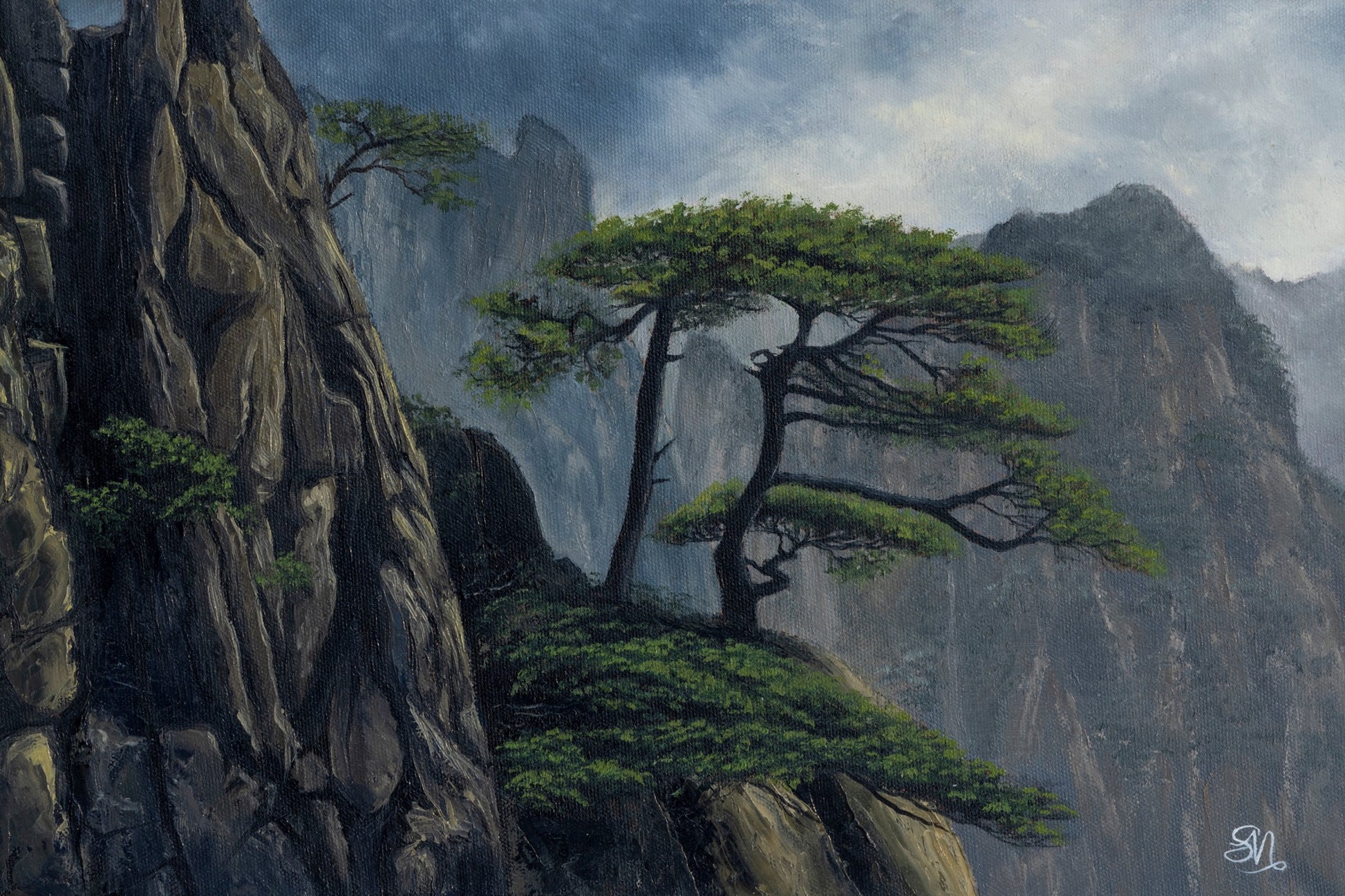 Tree of Wisdom- Oil painting,China