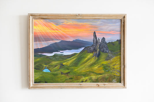 "Isle of Skye" - Scotland Painting Fine Art Print