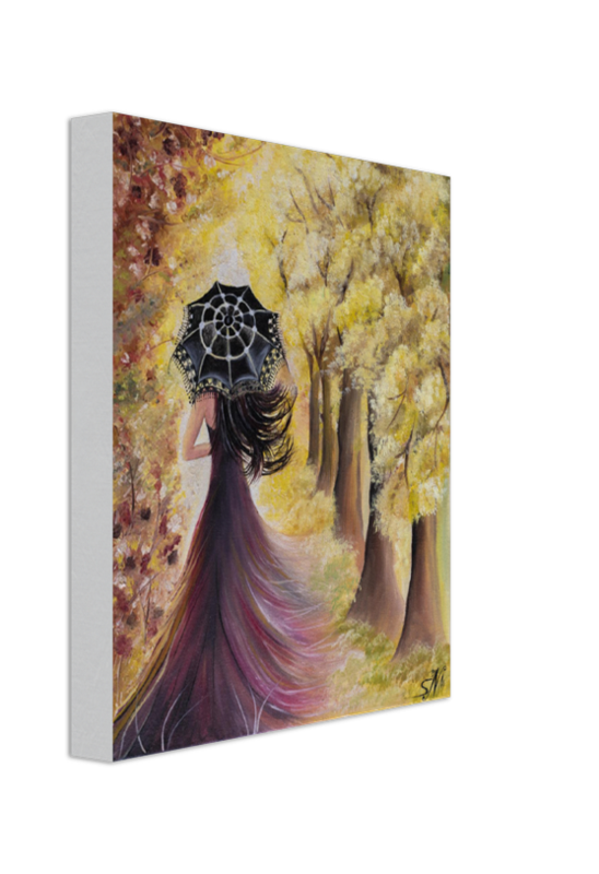 "Autumn Vibes" -Surreal Painting Canvas Art Print