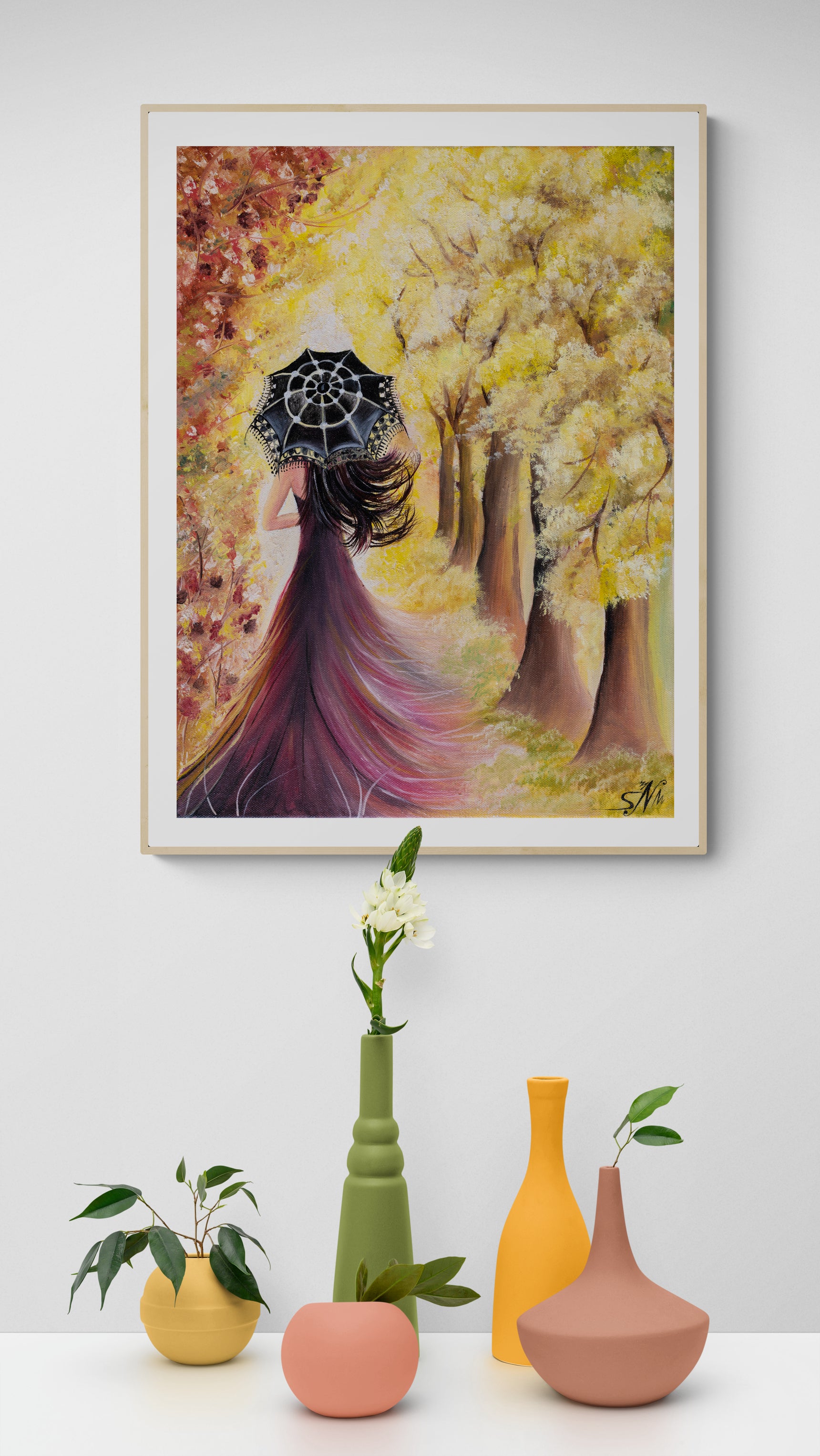 "Autumn Vibes" -Surreal Painting Fine Art Print