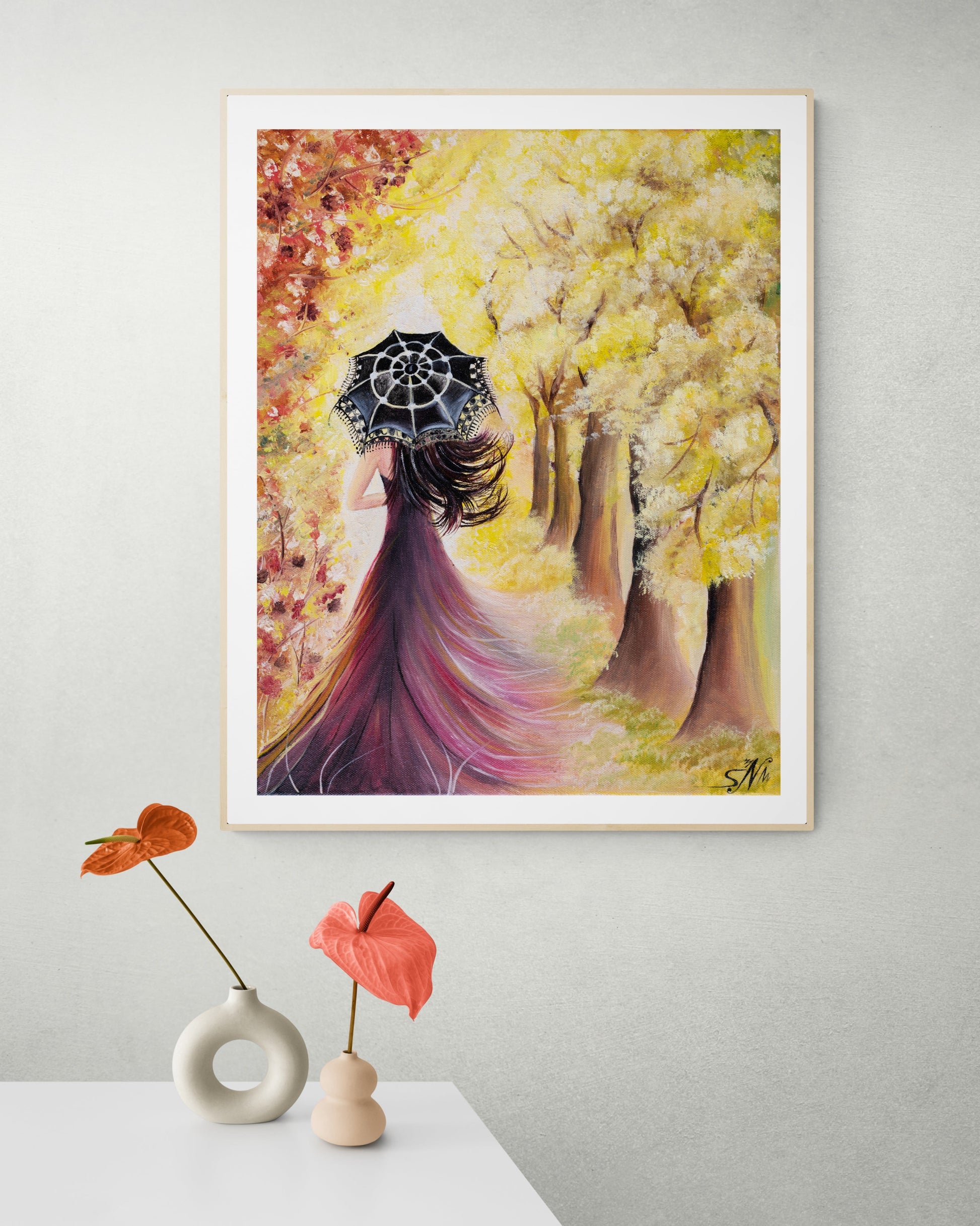 "Autumn Vibes" -Surreal Painting Fine Art Print