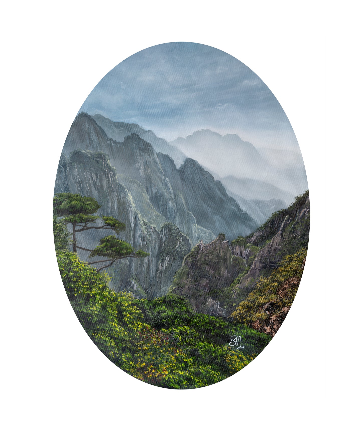 Huangshan Mountain Print