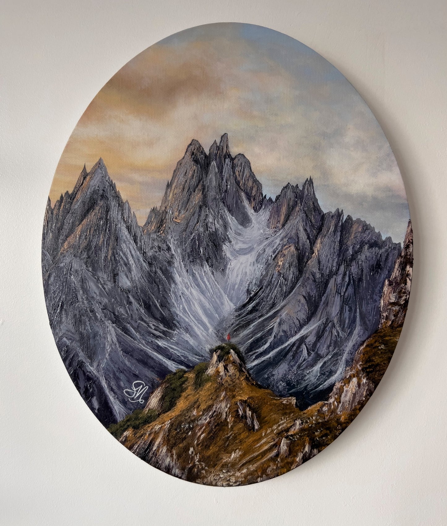 Dolomite Mountain Painting