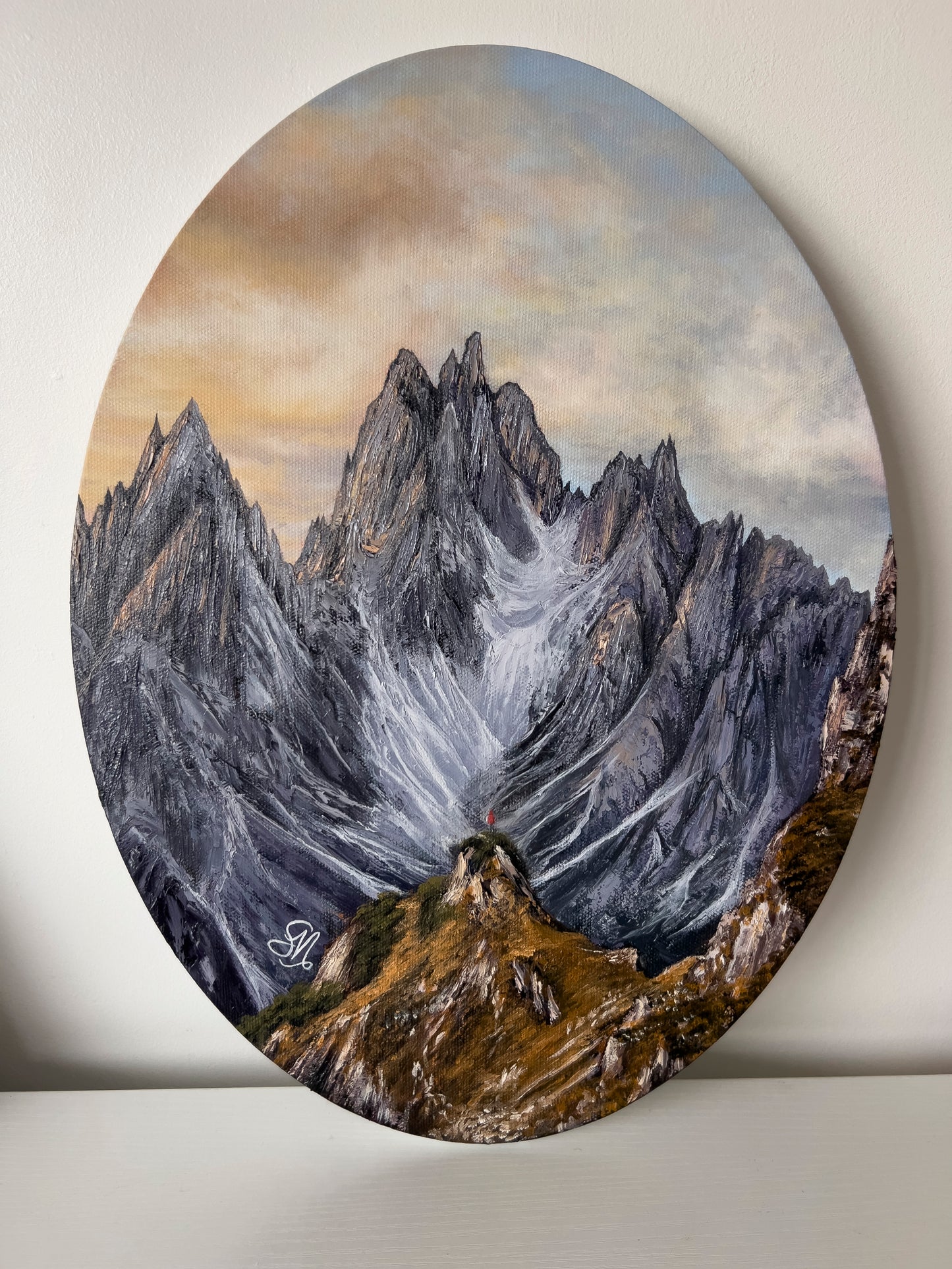 Dolomitic Alps Oil Painting