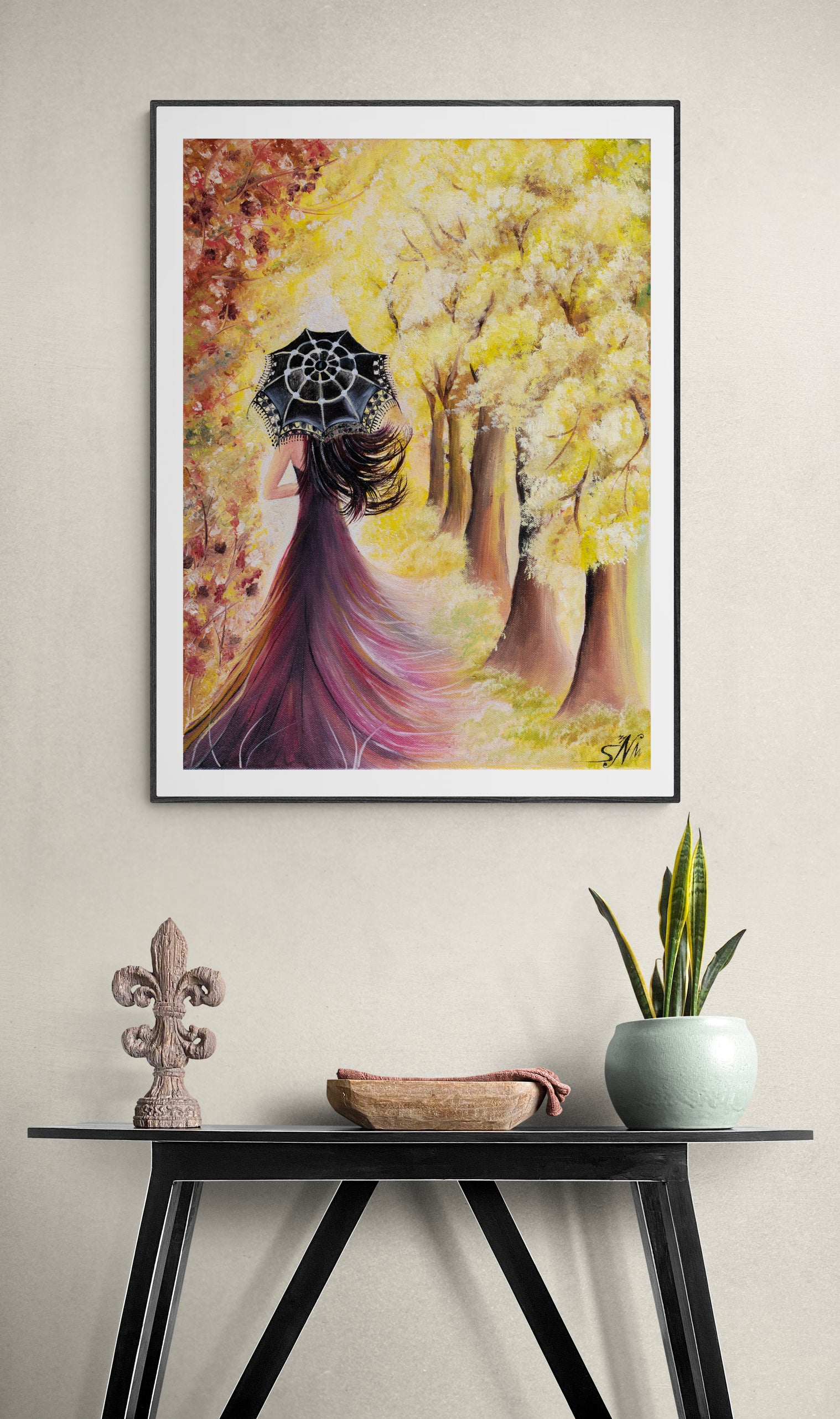 "Autumn Vibes" -Surreal Painting Fine Art Print