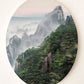 Morning Glaze" 12 x 16"- Misty Mountain Oil Painting- China