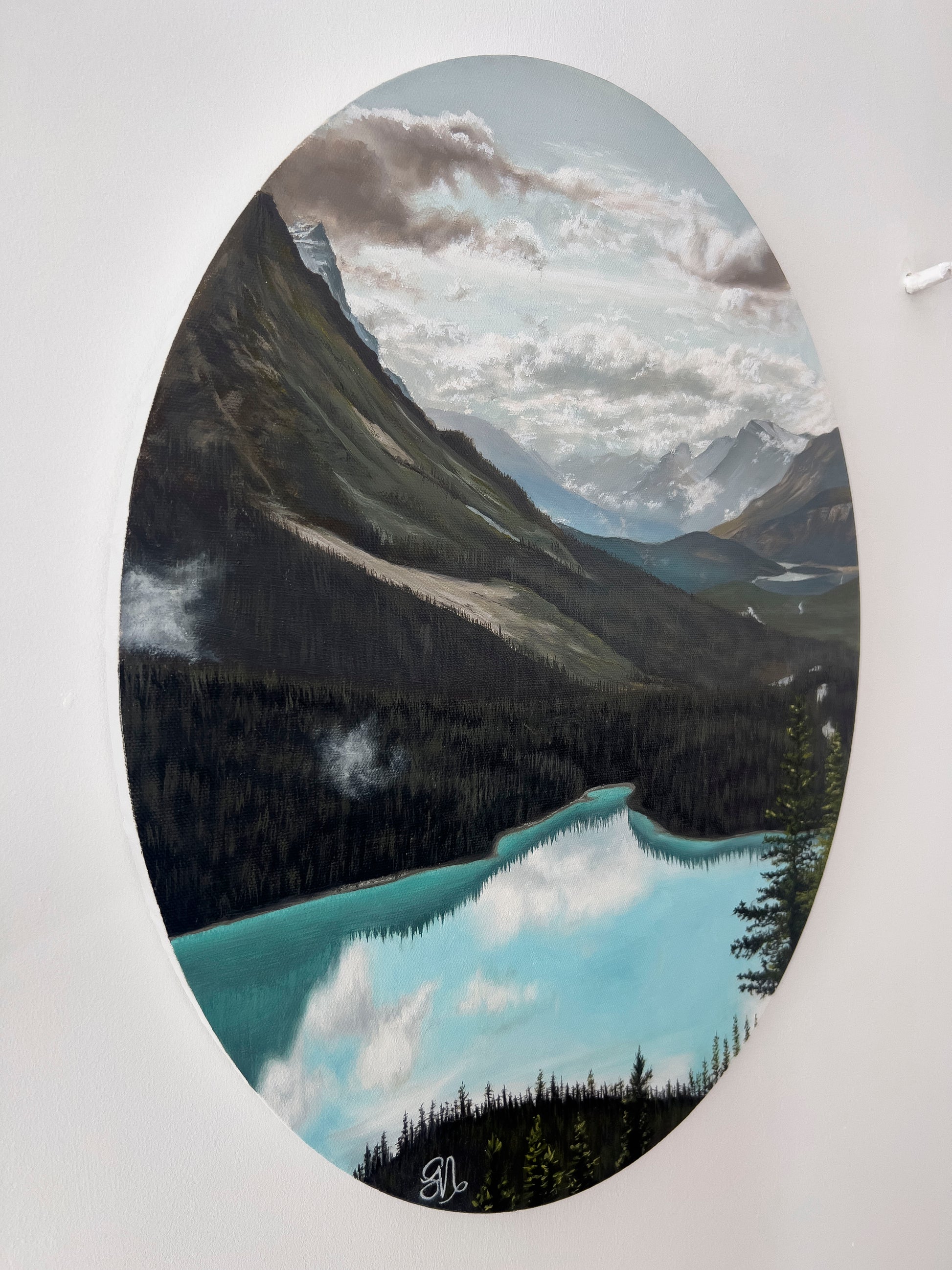 "Peyto Lake" 20 x 16"- Banff National Park Painting