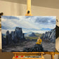 "Moments in Time " 24 x 36"- Meteora Landscape painting