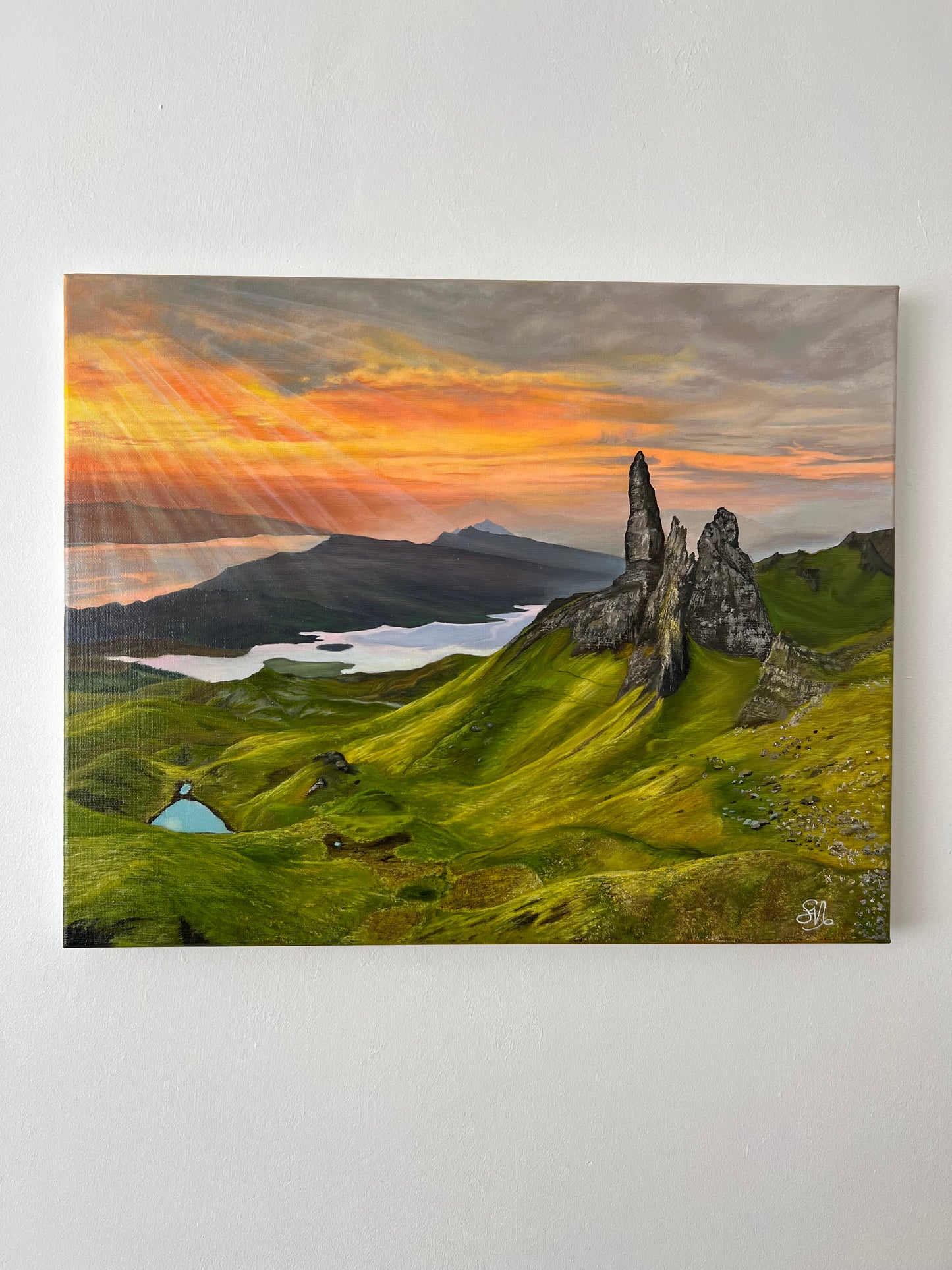 "Isle of Skye" 20 x 16"- Scotland Painting