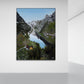 "Swiss Alps"- Mountainous Landscape Painting Fine Art Print