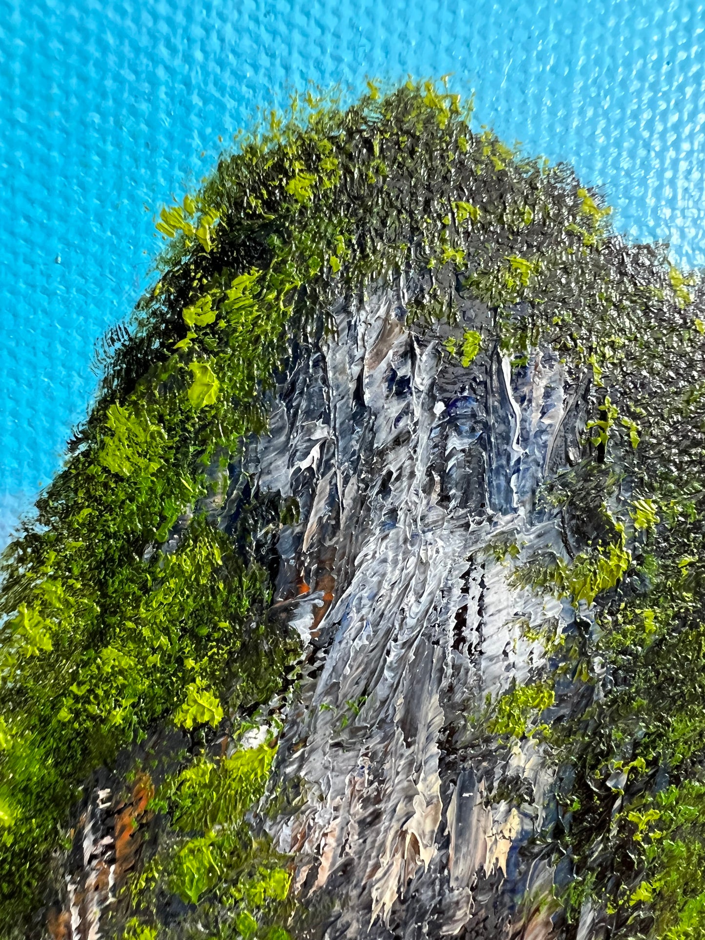 "Thailand Railay Beach" 12 x 16"- Phi Phi Islands Painting