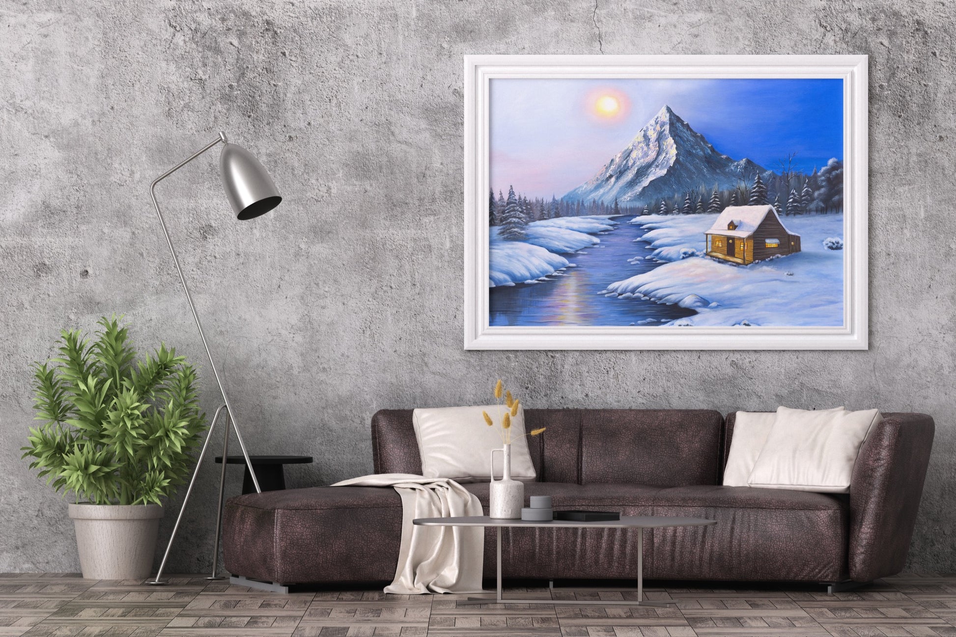 "Winter Landscape"- Snow Scenery Fine Art Print