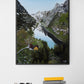 "Swiss Alps"- Mountainous Landscape Painting Fine Art Print