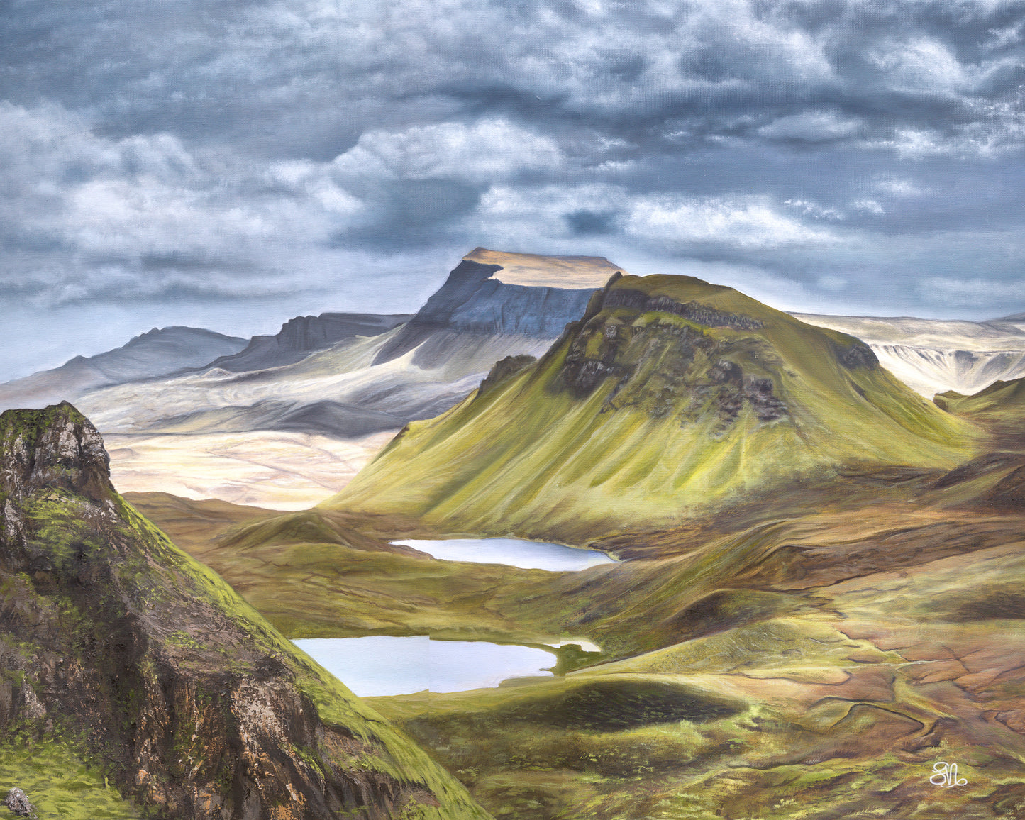 "Scottish Highlands"- Quiraing Skye Canvas Art Print