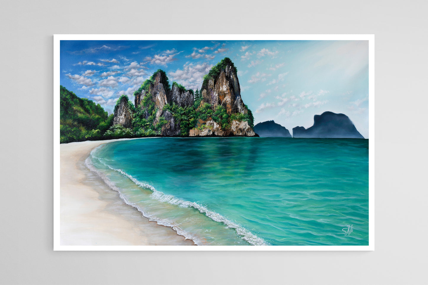 "Thailand Seascape"- Railay Beach Fine Art Print