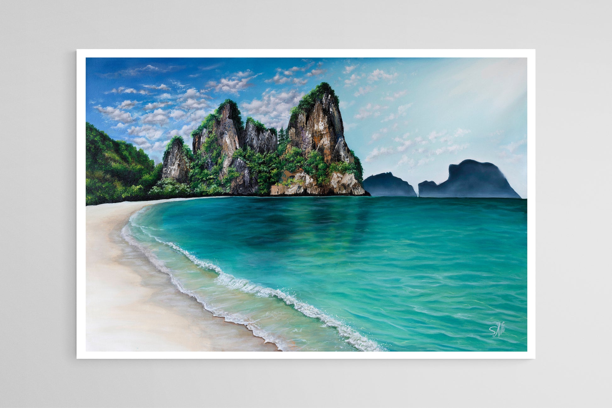 "Thailand Seascape"- Railay Beach Fine Art Print