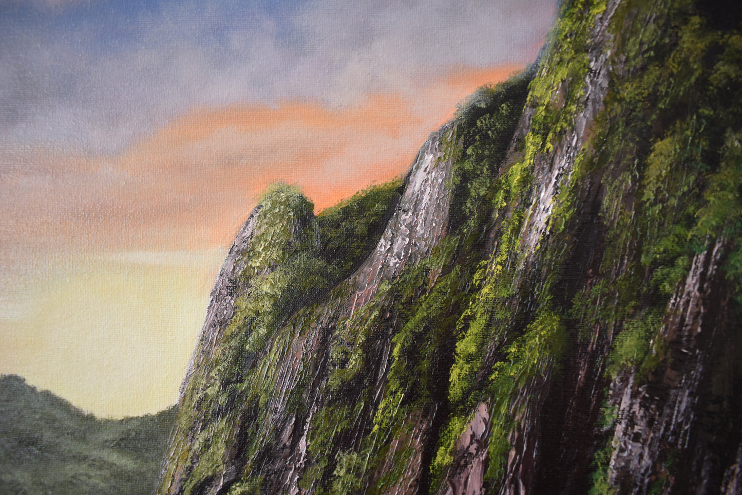 "Rivendell" 24 x 36"- Mountainous Landscape Painting