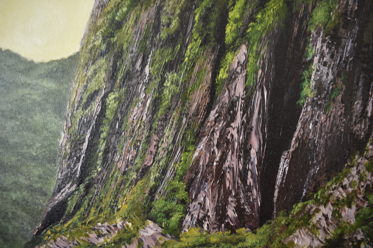 "Rivendell" 24 x 36"- Mountainous Landscape Painting