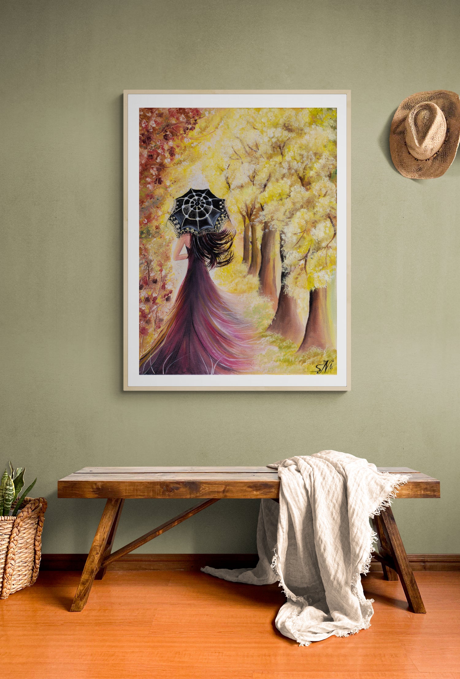 "Autumn Vibes" -Surreal Painting Fine Art Print