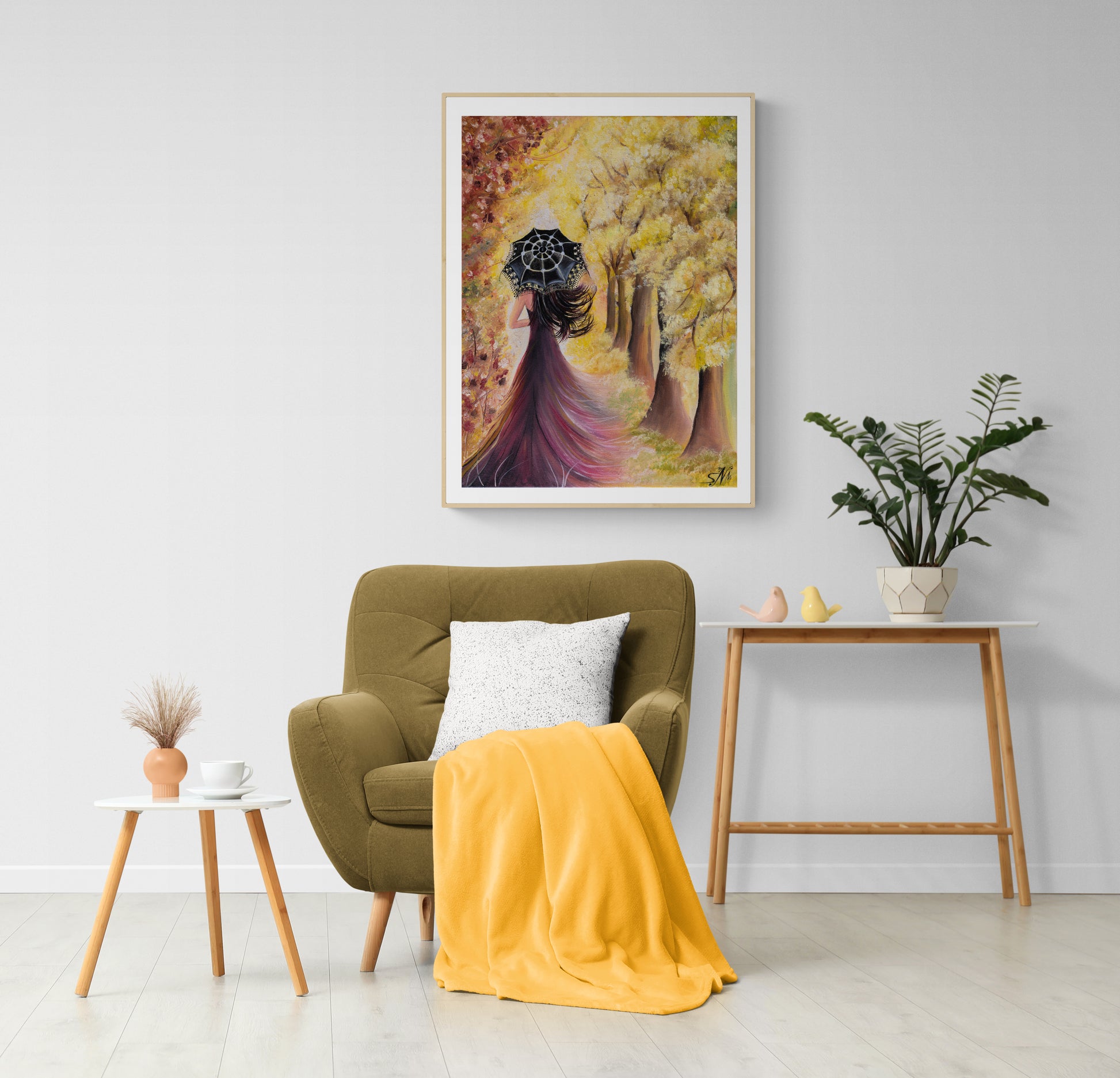 "Autumn Vibes" -Surreal Painting Fine Art Print