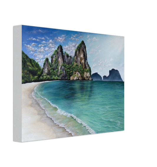 "Thailand Seascape"- Railay Beach Canvas Art Print