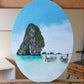 "Thailand Railay Beach" 12 x 16"- Phi Phi Islands Painting