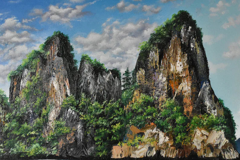 "Thailand Seascape"- Railay Beach Fine Art Print