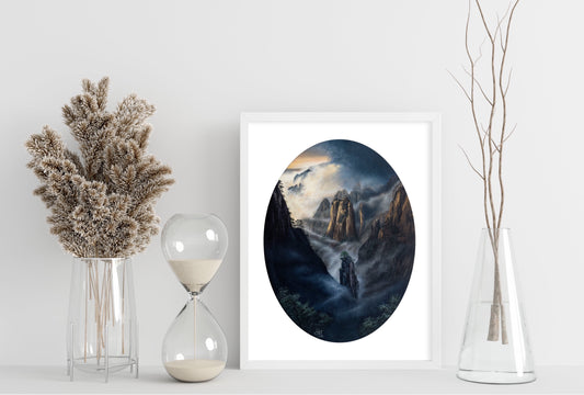 "Misty Thoughts" -China, Yellow Mountain Fine Art Print