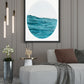 "Into the Teal Ocean" - Ocean Artwork Fine Art Print