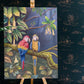 "Tropical Parrots" - Wildlife Painting Fine Art Print